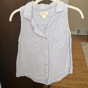 Anthropologie striped tank top